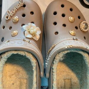 CROCS MUSHROOM with Pearl and Gem Accents
